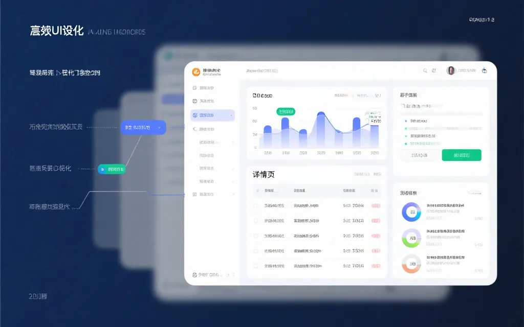 计划数据多层级可视化界面